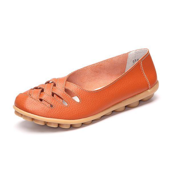  Msb store מוצרי pipo  נעלי עור לנשים שטוחות במגוון צבעי קיץ